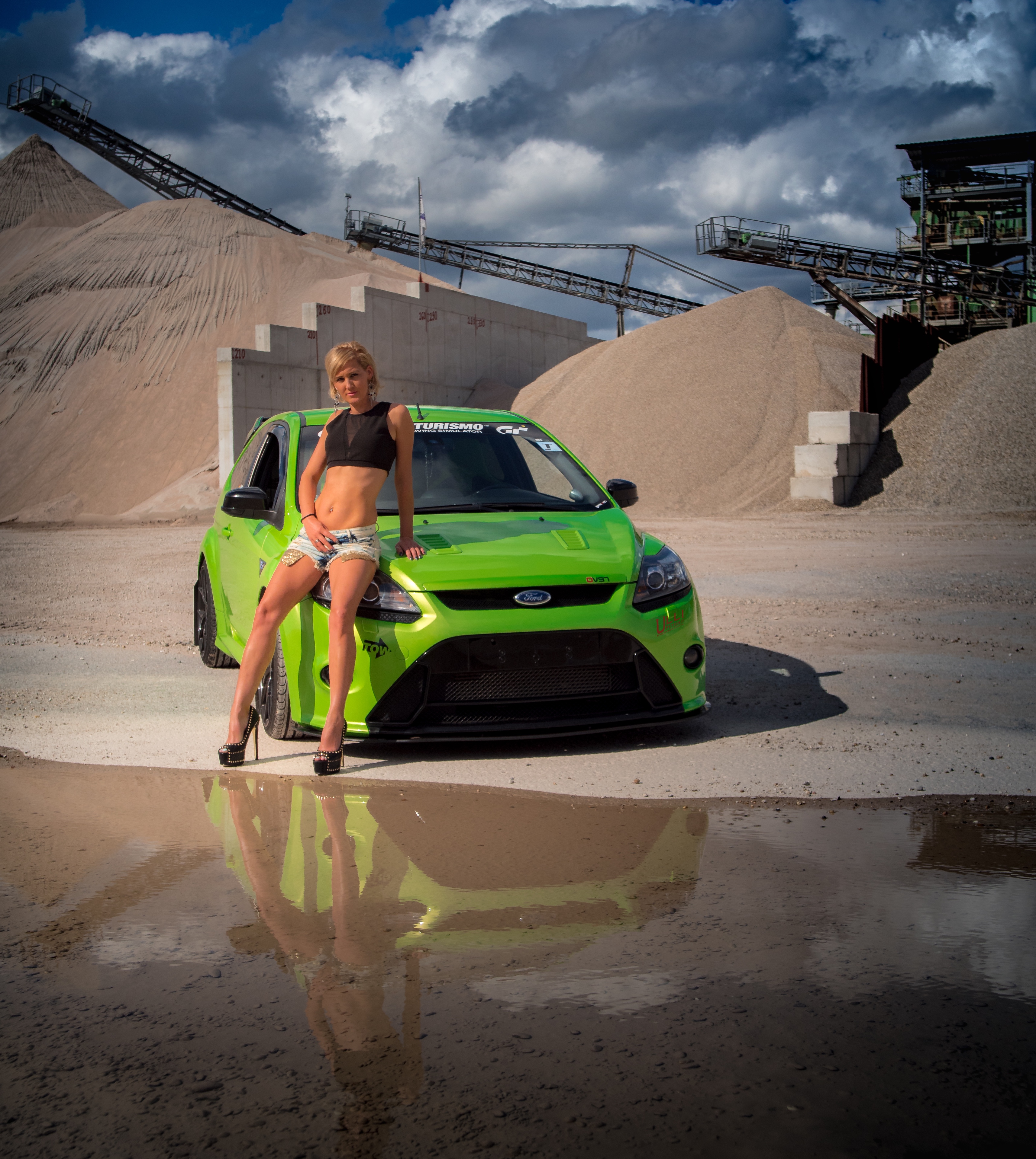 20170917 Kieswerk Karlsdorf FordRS Lena 02